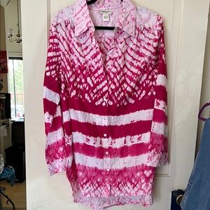 Coldwater Creek Pink Button Down Shirt